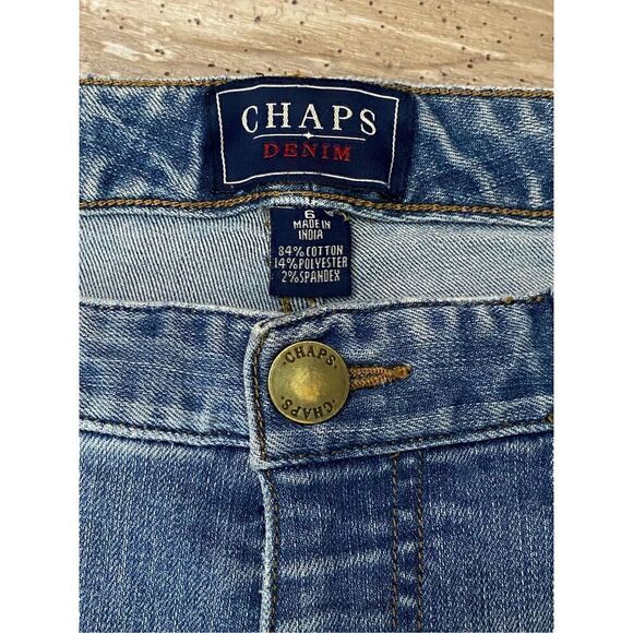 Chaps Straight Leg Cropped Stretch Jeans Women’s Size 6 - Picture 3 of 5
